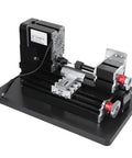 Ftvogue Mini Metal Wood Turning Lathe 60 Watt With Three Jaw Chuck, compact design, ideal for DIY woodworking projects.
