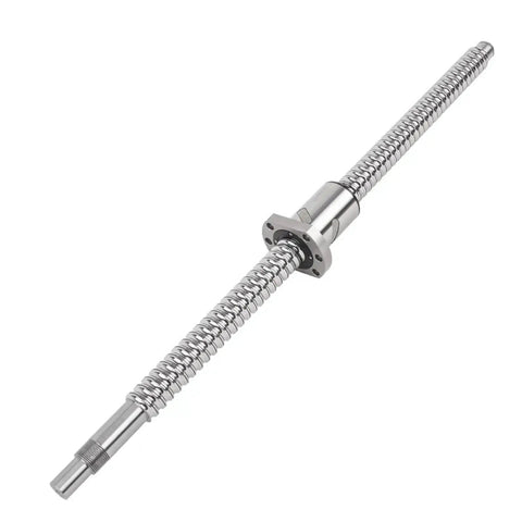 Top Grade C5 Precision Ballscrew Ballnut For CNC Machines RM3210 With Machined Ends, silver 32mm diameter, designed for high speed operations.