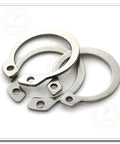 C-Clip Retaining Rings 50 Pack External Circlips Stainless Steel 304 Shaft Snap Rings Set with Outer Diameter 15.7mm