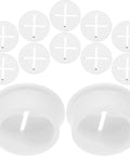 20 Pack Rubber Grommet Kit For Wiring, No Fuss Installation Desk Cable Hole Covers, Round White Rubber And Plastic Grommets For Office Desk And Display, Sleek Design To Protect Cables And Tidy Your Setup: white round desk hole covers