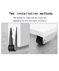 Installation methods for Heavy Duty Anti Sag Rollers For Wooden Garden Gates With Silent Ball Bearings And Floor Saving Pads.