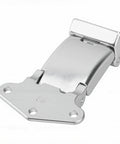 Heavy Duty Steel Rear Door Hinge Straight Swap Fit For Daily 2014 Onward Commercial Rig, close-up view of shiny steel hinge.