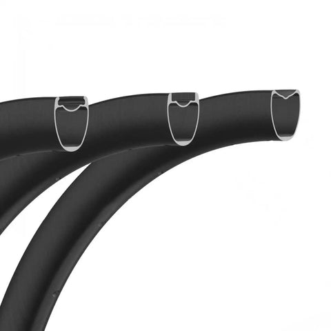 Cross-section of Full Carbon Road Bike Wheel Rims 700C Tubeless Ready Hooked Hookless Tubular 28mm Width Toray T700 T800