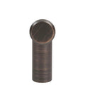 Oil Rubbed Bronze Cabinet Drawer Pulls 25 Pack Contemporary Euro Style Solid Metal Handle front view