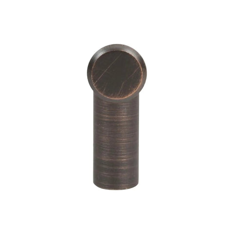 Oil Rubbed Bronze Cabinet Drawer Pulls 25 Pack Contemporary Euro Style Solid Metal Handle front view