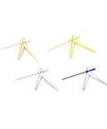 Mechanical Watch Hands 3 Pins Modification Kit For NH34 NH35 4R35 4R36 7S Movements Repair Part Silver Blue Durable