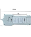 Push And Pull Force Gauge With Real Time Peak And Auto Peak Modes Digital Force Meter Supporting N Kg And Lb Units LCD Display For Tension And Compression Testing 1000N Capacity Easy Unit Conversion Handheld Precision, 220.5mm dimension view