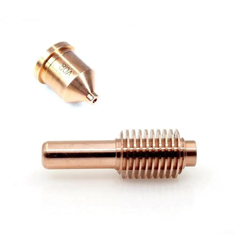 Heavy Duty Pro Grade Plasma Cutter Torch Nozzle Tips And Electrodes Set For 1250 Plasma Cutters 80A Compatible Replacement Parts