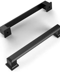 Matte Black 5 Inch Cabinet Pulls 10 Pack With 128mm Hole Centers Durable Kitchen Cabinet Hardware Cupboard Handles And Drawer Pulls