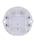 Back view of a white stepper motor from 8 Pack Gauge Cluster Stepper Motors X27 168 For Instrument Repair And Speedometer Fix.