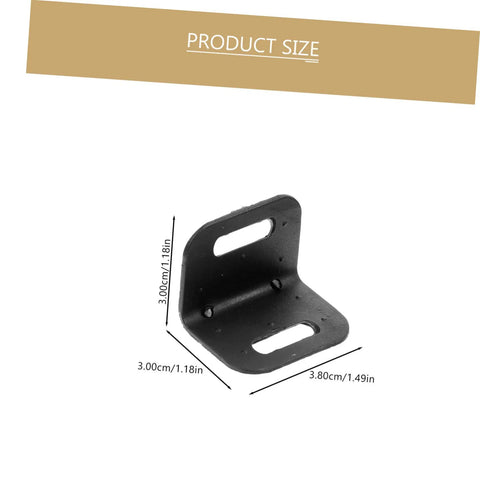 One Hundred Piece Heavy Duty Plastic Corner Protectors L Shaped Edge Guards showing size and dimensions for effective freight protection.