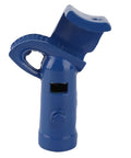 Heavy Duty Hand Bender For Electrical Conduit And Plumbing Pipes Solid One Inch Steel Pipe Bending Tool quick manual hydraulic style, blue finish.