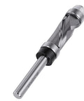 Top Rated Double Bearing Spiral Flush Trim Router Bit For Woodworking Projects With Dual Up Down Cut Design, 1/4 Shank, Tungsten Steel.