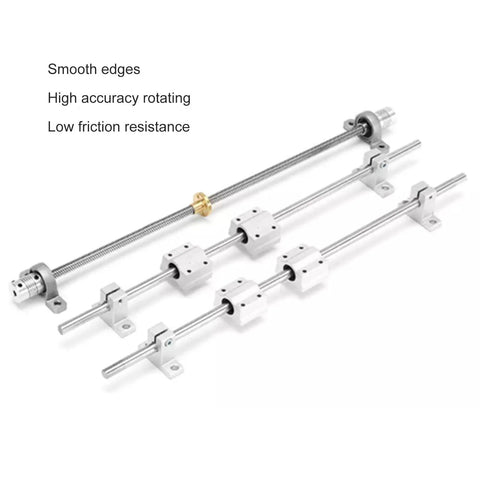 Cool 10Pcs SK16 Linear Motion Rail Support Brackets Made From Super Tough Aluminum For Smooth 3D Printers And Craft Engraving Machines With Low Friction And Precision Machining For Your Next Big Project, featuring linear rails and supports.