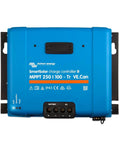 SmartSolar MPPT VE Can Solar Charge Controller With Bluetooth front view showing connectors and labels.