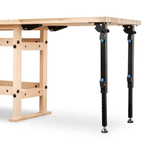 Folding Top Extension Kit For Workbench, Space Saving Expansion That Adds A Large, Stable Work Surface, Easy To Set Up