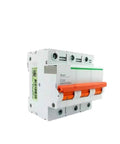 Top Shelf 3 Pole Mini Circuit Breaker Offering Straight Up Heavy Duty 80A 100A And 125A Protection, C type switch.