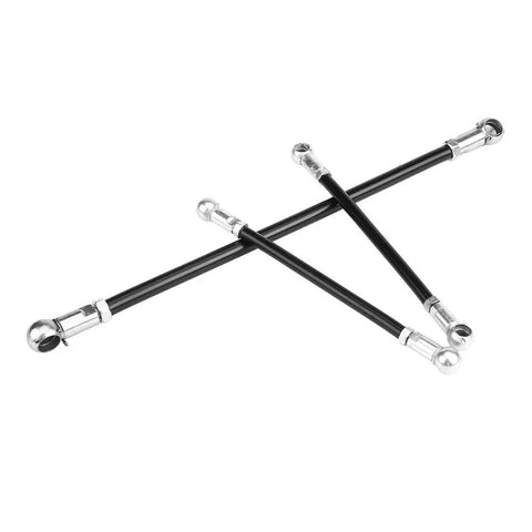 Direct Swap Transmission Linkage Set For 106 And Saxo, Aircraft Grade Aluminum, 3 Pieces, Tough Wear Proof Shift Rods, Lightweight Easy Install, Snappy Shifts For 1991 To 2003 Auto Repairs And DIYers, 3-piece linkage rods