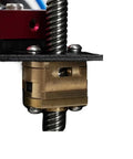 Top Tier 18mm Oldham Coupling Perfect For Creality Ender 3 V2 CR10 Screw Z Axis Upgrade Fits T8 Lead Rod And Hot Bed Printer Parts Brass Quality Build Smooth Motion, brass Oldham coupler on T8 lead screw