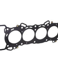 Heavy Duty Motorcycle Cylinder Head Gasket 12251MFGD01 straight swap for Honda CB600F, showing MLS design and openings for engine installation.