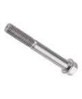 Wanyifa titanium M8 hex flange bolt, 65mm length, 1.25mm pitch, pack of 4