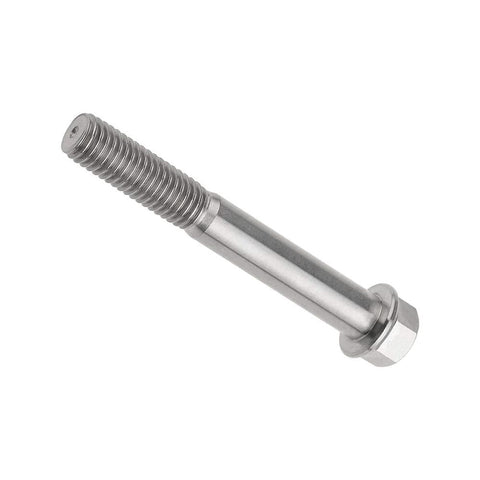 Wanyifa titanium M8 hex flange bolt, 65mm length, 1.25mm pitch, pack of 4