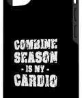 Combine Season Is My Cardio Harvester Driver Phone Case For Farmers And Ag Pros Farm Life Humor Gift Durable Protective Cover