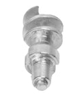 Rock Solid Tungsten Steel Tire Studs 50 Pack Anti Slip Snow Screws close-up, showing silver metal design for ice traction.