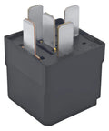 Pack of 2 12V DC 5-Pin Automotive Relay for Car and Truck - High-Performance OEM Direct Replacement for 04727370AA, 5081 B3, V4-1C-12V, Reliable Fuel Pump, Cooling Fan, and Electrical System Relay, black relay with five metal terminals