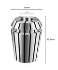 ER20 Spring Collets Set 1/8 Inch To 1/2 Inch For CNC Milling And Engraving, ultra precise 0.008 mm tolerance, side view of single collet
