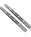 Side Mount Ball Bearing Drawer Slides 2 Pack 17mm Wide Two Way Opening Creak Free Smooth Silent Operation Easy Install Hardware