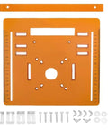 Rugged As Nails Circular Saw Base Plate Swap Out Bottom Board 28x25cm orange engineering plastic for precise cuts.