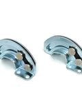Industrial Grade Concealed 90 Degree Cabinet Hinge Set For Electromechanical Equipment Cabinets And Server Racks Two Piece Silver Heavy Duty Carbon Steel