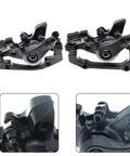 Heavy Hitter Mechanical Disc Brake Kit For Mountain Bikes And Fat Tire Electric Cruisers With Reinforced Aluminum Caliper and 160 Mm Floating Steel Rotor, black aluminum calipers.