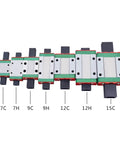 High Precision Linear Guide Rail Kit With Smooth Slider Block For Easy Installation And Low Friction Motion Accuracy In CNC Machines And DIY Projects That Are Absolute Fire. Size options 7C to 15C linear rail blocks