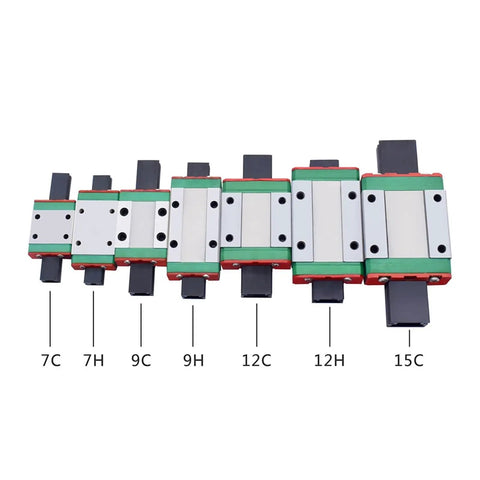 High Precision Linear Guide Rail Kit With Smooth Slider Block For Easy Installation And Low Friction Motion Accuracy In CNC Machines And DIY Projects That Are Absolute Fire. Size options 7C to 15C linear rail blocks