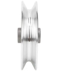 Heavy Duty Aluminum Alloy Pulley For Gym Cable Machine Strength Training Fitness Hardware With 10.5mm Inner Diameter smooth roller wheel side view