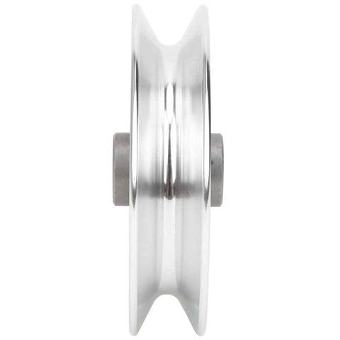 Heavy Duty Aluminum Alloy Pulley For Gym Cable Machine Strength Training Fitness Hardware With 10.5mm Inner Diameter smooth roller wheel side view