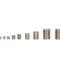 41 Piece Stainless Steel Thread Repair Insert Kit M2 To M14 With Storage Box Workhorse Set Of Thread Inserts for Aluminum