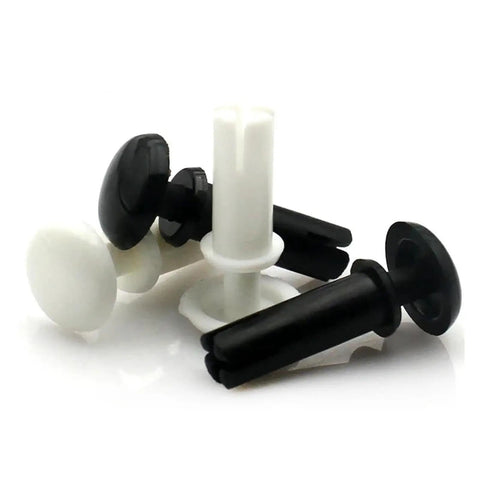 Solid Nylon Push Rivets And Plastic Snap Fasteners Lock Thin Panels Snug Tight With Zero Hassle Heavy Duty Shatter Resistant Clips