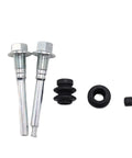 Premium Auto Rear Brake Caliper Slider Pin Kit Upgrade Your Rides With This Heavy Duty Slider Pins Set For Smooth Stopping Power And Easy Swap Installations That Save You Gobs Of Time And Cash On Shady Repair Bills Today. silver brake caliper slider pin kit with black rubber boots