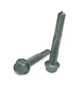 Get Tough With These Heavy Duty #14 Hex Washer Head Self Drilling Screws, 4 Inch Long with strong shield coating.