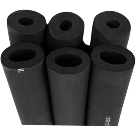 Flame Retardant Foam Tube For Insulation And Gear, 1 Inch ID By 3 Eighths Inch, rugged closed cell rubber in bundle, ideal for AC lines.