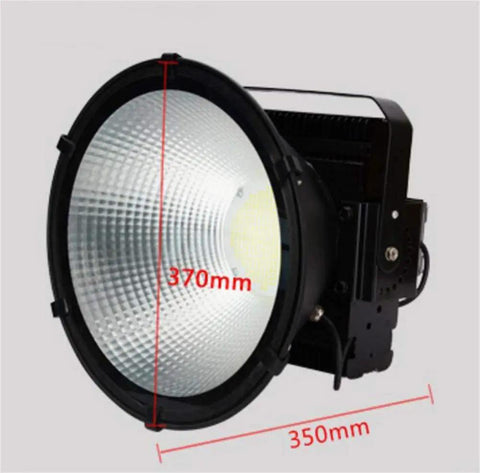 Close-up of Hella Bright Rechargeable Led Floodlight Rock Solid Outdoor Work Lamp Waterproof Ip65 with clear reflector design.