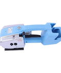 Handy Heavy Duty Electric Strapping Tool For Pp Pet Packing Bands Rechargeable Hot Melting Banding Machine on white background.