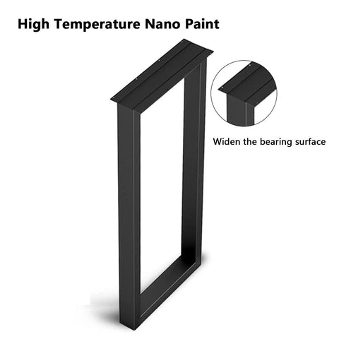 Dead Nuts Secure Adjustable Metal Table Legs For Coffee Dining Or Computer Desks Industrial Furniture Bases with high temperature nano paint