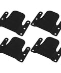 Two Pairs Universal Sectional Sofa Interlock Connectors Iron Bracket Hardware For Easy Connection And Rock Solid Fixation