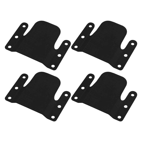 Two Pairs Universal Sectional Sofa Interlock Connectors Iron Bracket Hardware For Easy Connection And Rock Solid Fixation
