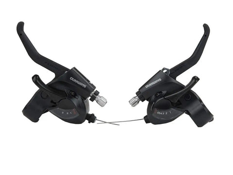 Ride Ready 7 Speed Shift And Brake Lever Set With EZ Fire Plus SIS Index Shifting Clear Optical Gear Display for bikes
