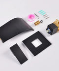 Components of Matte Black Waterfall Wall Mount Faucet For Tub And Sink Brass Bath Filler Tap Wall Mounted Bathtub Filler